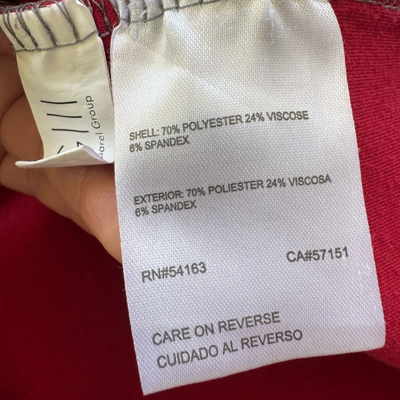 Touch by Alyssa Milano Red Jacket with Gray Lining size M - Picture 11 of 16